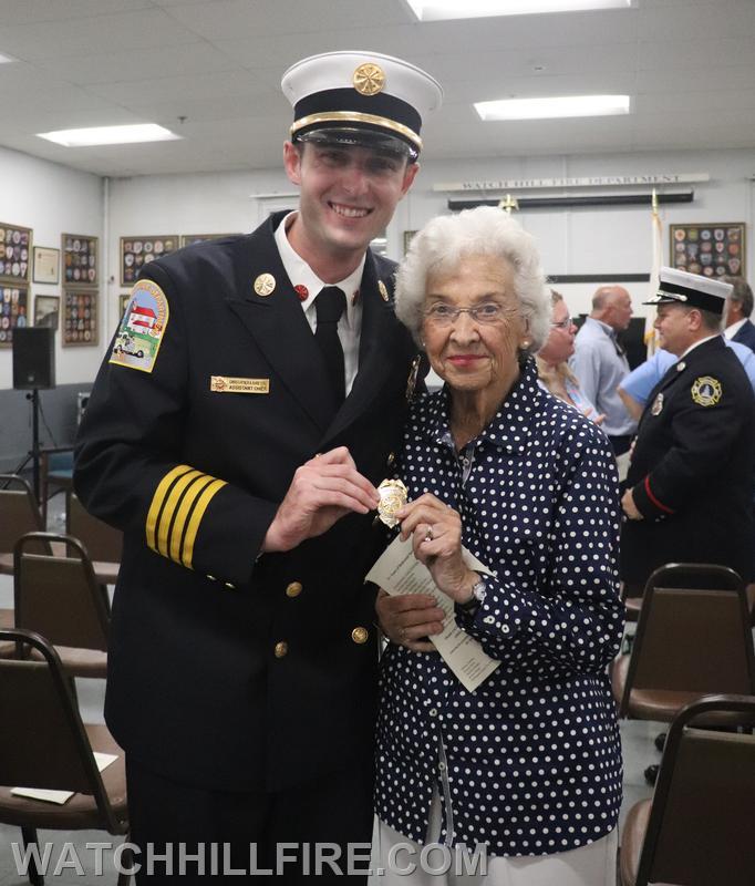 Assistant Chief Koretski and his Grandmother Betty