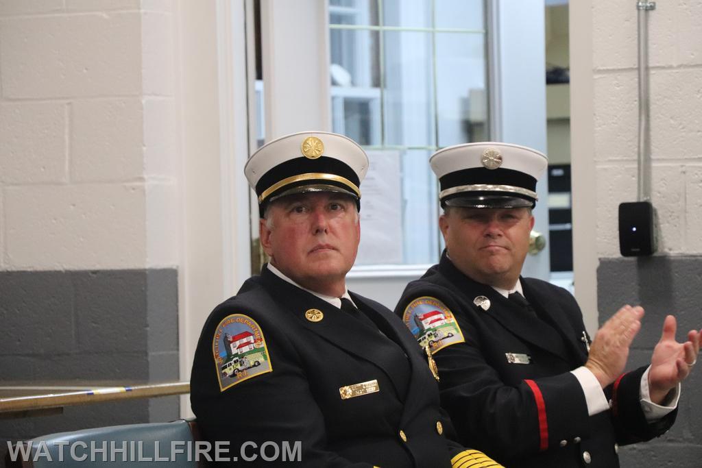 Chief Harold and Fire Marshal Moore